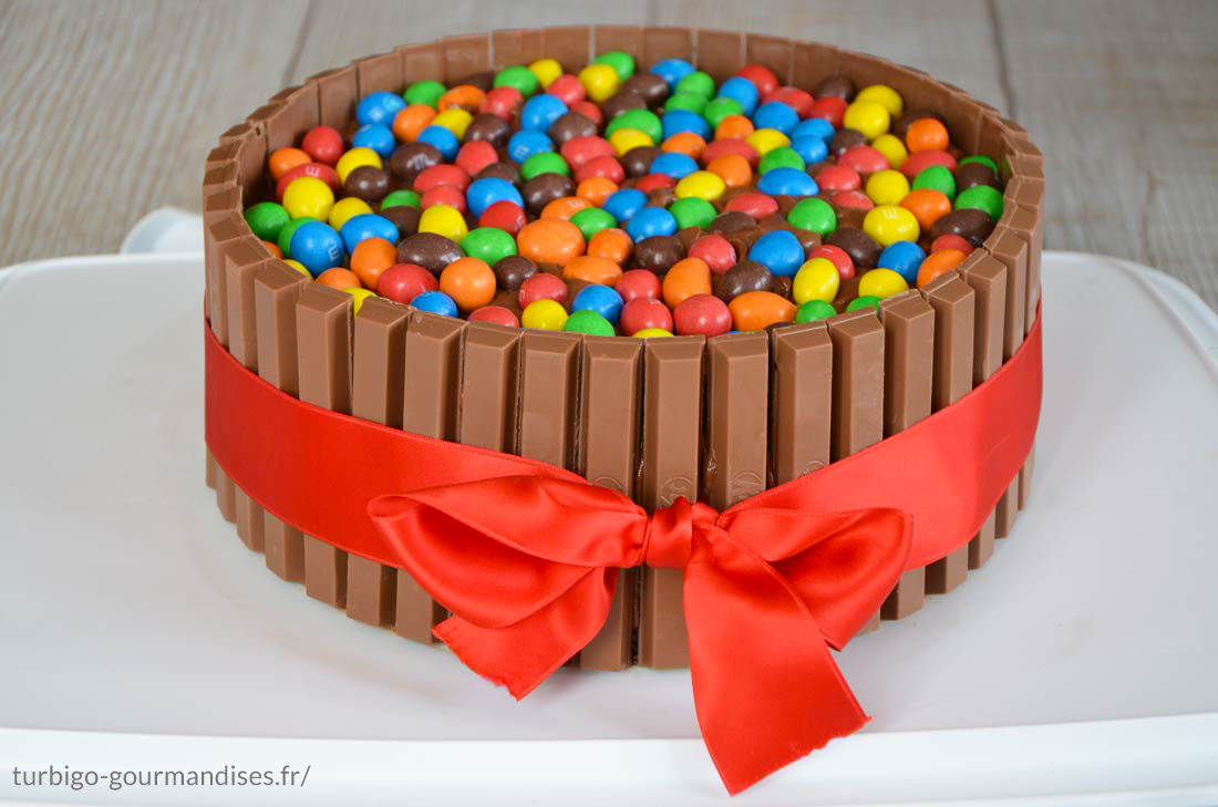 Gâteau Kit Kat Square for kids Le blog